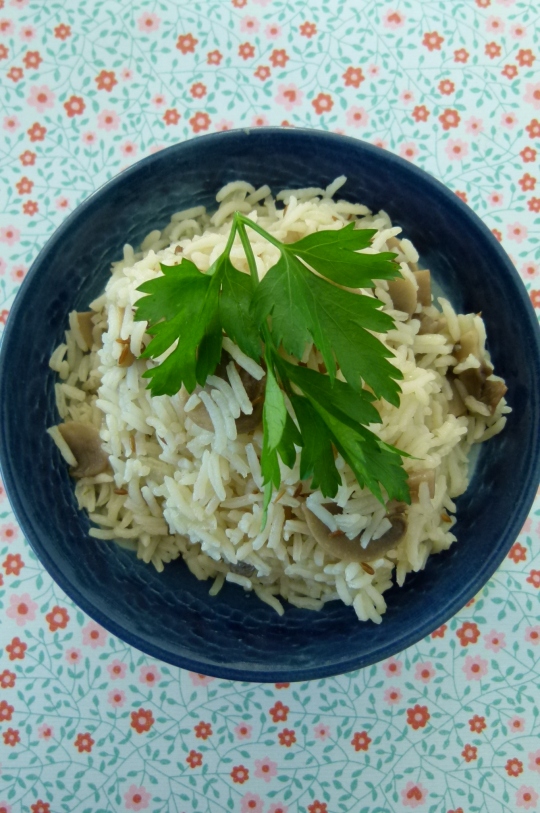 MissFoodFairy's mushroom pilaf rice #5