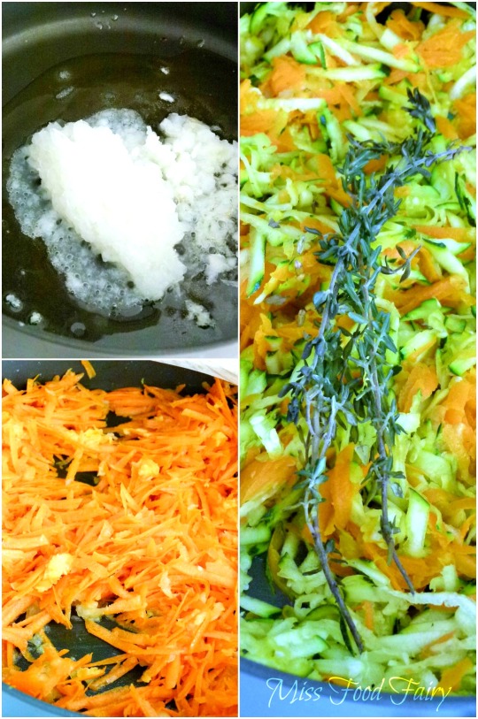 a.MissFoodFairy's grated vegetables