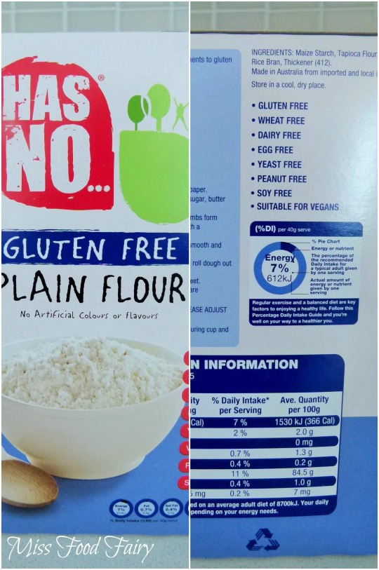 a.MissFoodFairy's gluten free flour from Aldi